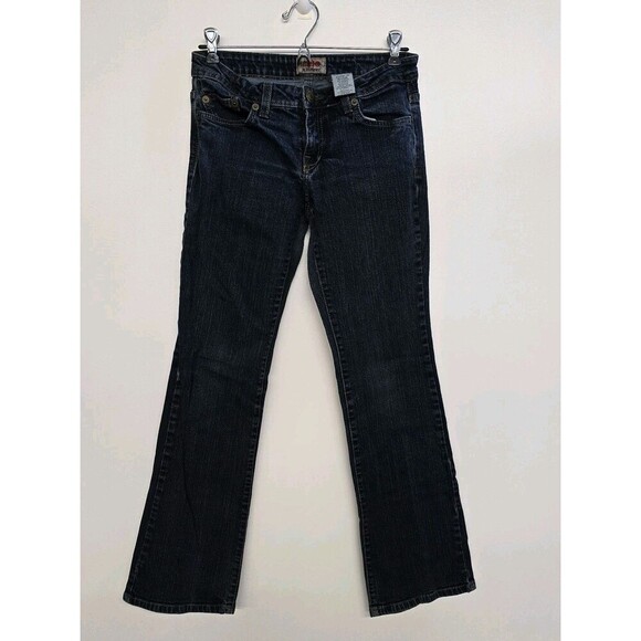 No Boundaries Mid Rise Bootcut Jeans Women's Size 9 Blue Denim Jr's Vintage -A52 - Picture 1 of 8